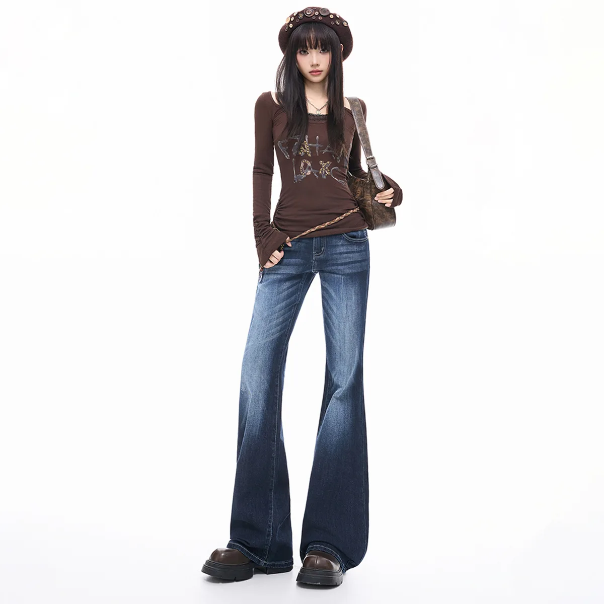American Retro Blue Washed Denim Pants Chic Design Low Waist Wide Leg Straight Trousers Female Commuting Versatile Jean Pants
American Retro Blue Washed Denim Pants Chic Design Low Waist Wide Leg Straight Trousers Female Commuting Versatile Jean Pants
