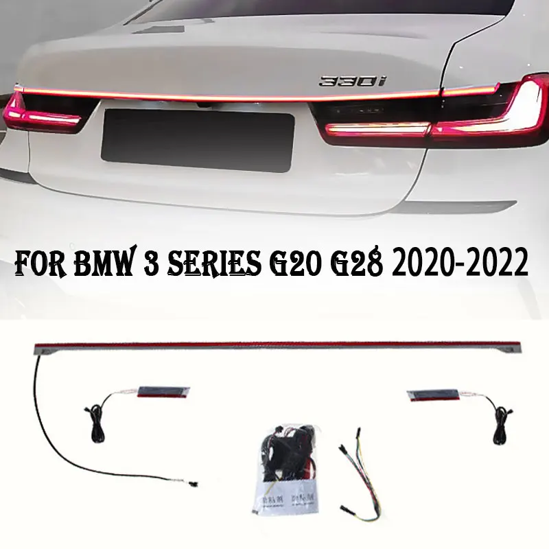 Tail Light For BMW New 3 Series G20/G28 2020-2022 Through Rear Taillight LED Dynamic Flowing Lights Brake Turn Signals Taillight
Tail Light For BMW New 3 Series G20/G28 2020-2022 Through Rear Taillight LED Dynamic Flowing Lights Brake Turn Signals Taillight