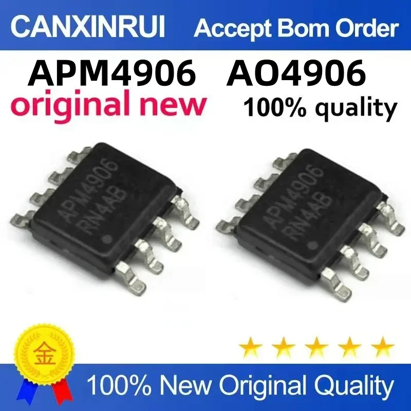 (5-100 pieces) Brand new original 4906 APM4906 AO4906 SOP
(5-100 pieces) Brand new original 4906 APM4906 AO4906 SOP