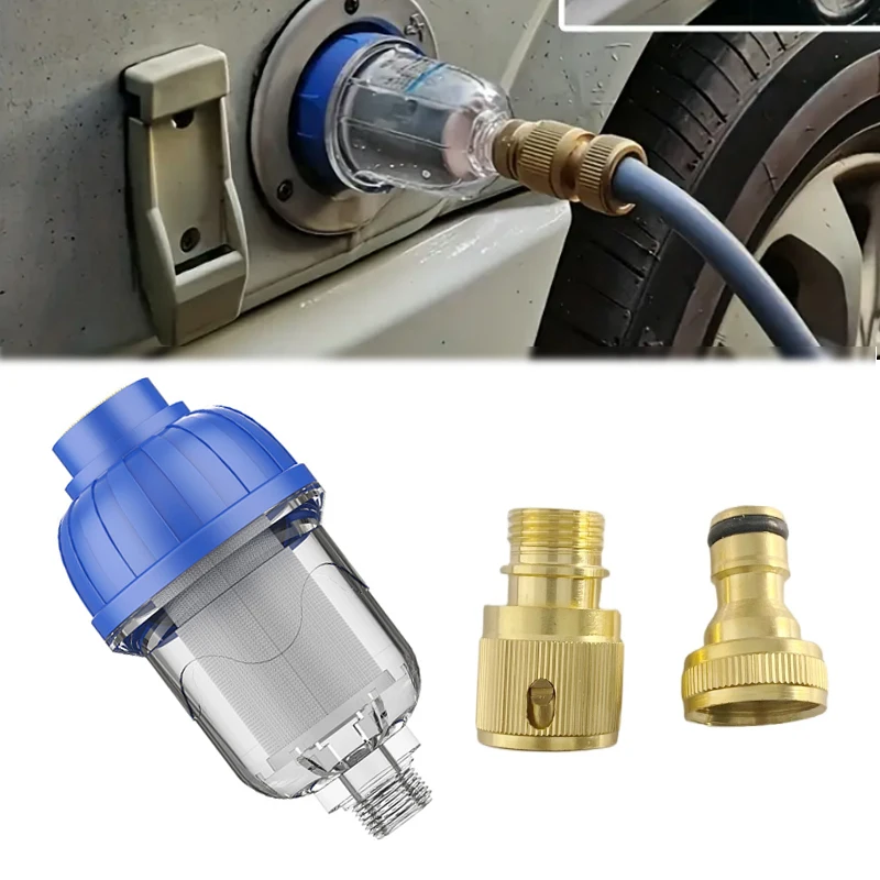 1 Set Caravan Faucet Impurity Gravity Fill External Water Purifier RV Filter Water Tank Filling Pre-Filter Caravan Accessories 
1 Set Caravan Faucet Impurity Gravity Fill External Water Purifier RV Filter Water Tank Filling Pre-Filter Caravan Accessories