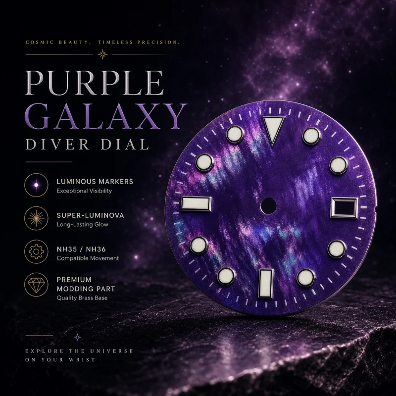 NH35 28.5mm New shell cluster watch dial suitable for NH35 NH36 automatic movement replacement parts C3 green Luminous
NH35 28.5mm New shell cluster watch dial suitable for NH35 NH36 automatic movement replacement parts C3 green Luminous