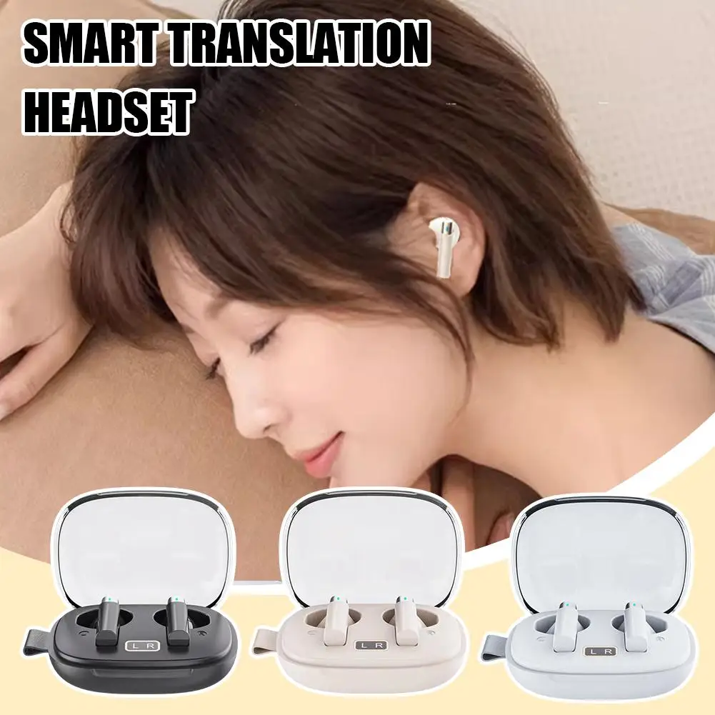 Intelligent Translate Earbuds 144 Languages Real Time AI Wireless 99% Accuracy Voice Bluetooth Headphones Translation Trans P9Z8
Intelligent Translate Earbuds 144 Languages Real Time AI Wireless 99% Accuracy Voice Bluetooth Headphones Translation Trans P9Z8