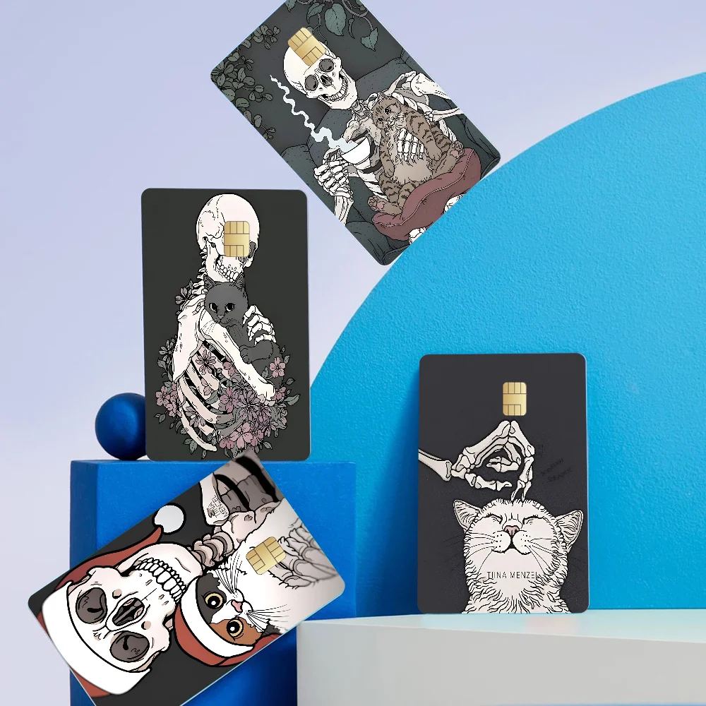 Cute Cartoon Skull Cat Game Anime Sticker Film Skin Cover Case For Small Large No Chip Debit Credit Card Front Side
Cute Cartoon Skull Cat Game Anime Sticker Film Skin Cover Case For Small Large No Chip Debit Credit Card Front Side