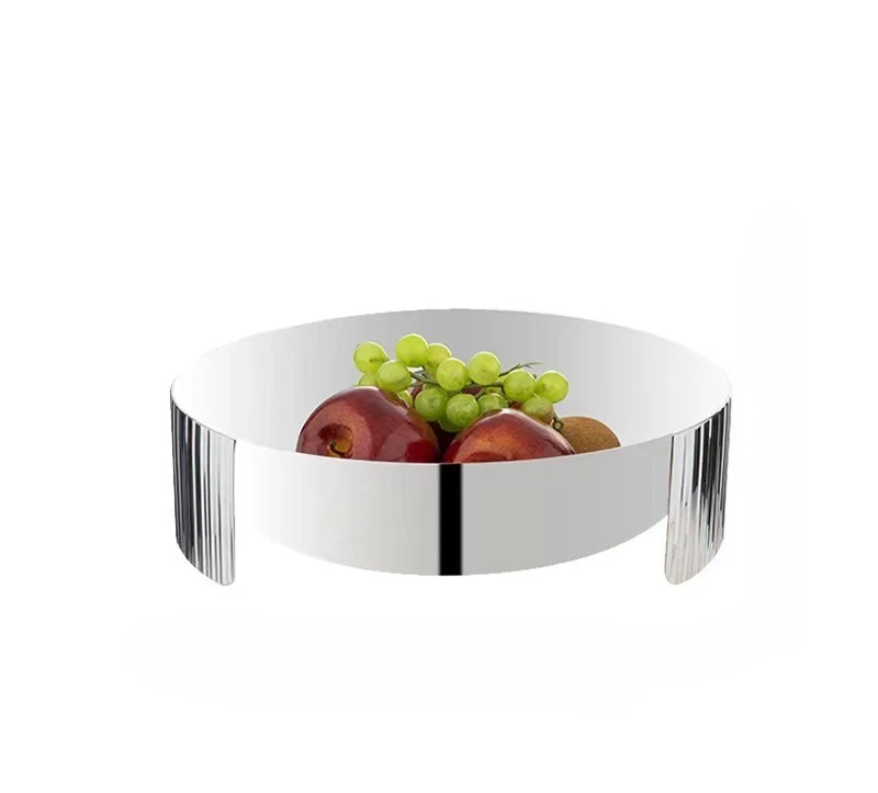 Modern light luxury high-grade stainless steel fruit plate
Modern light luxury high-grade stainless steel fruit plate