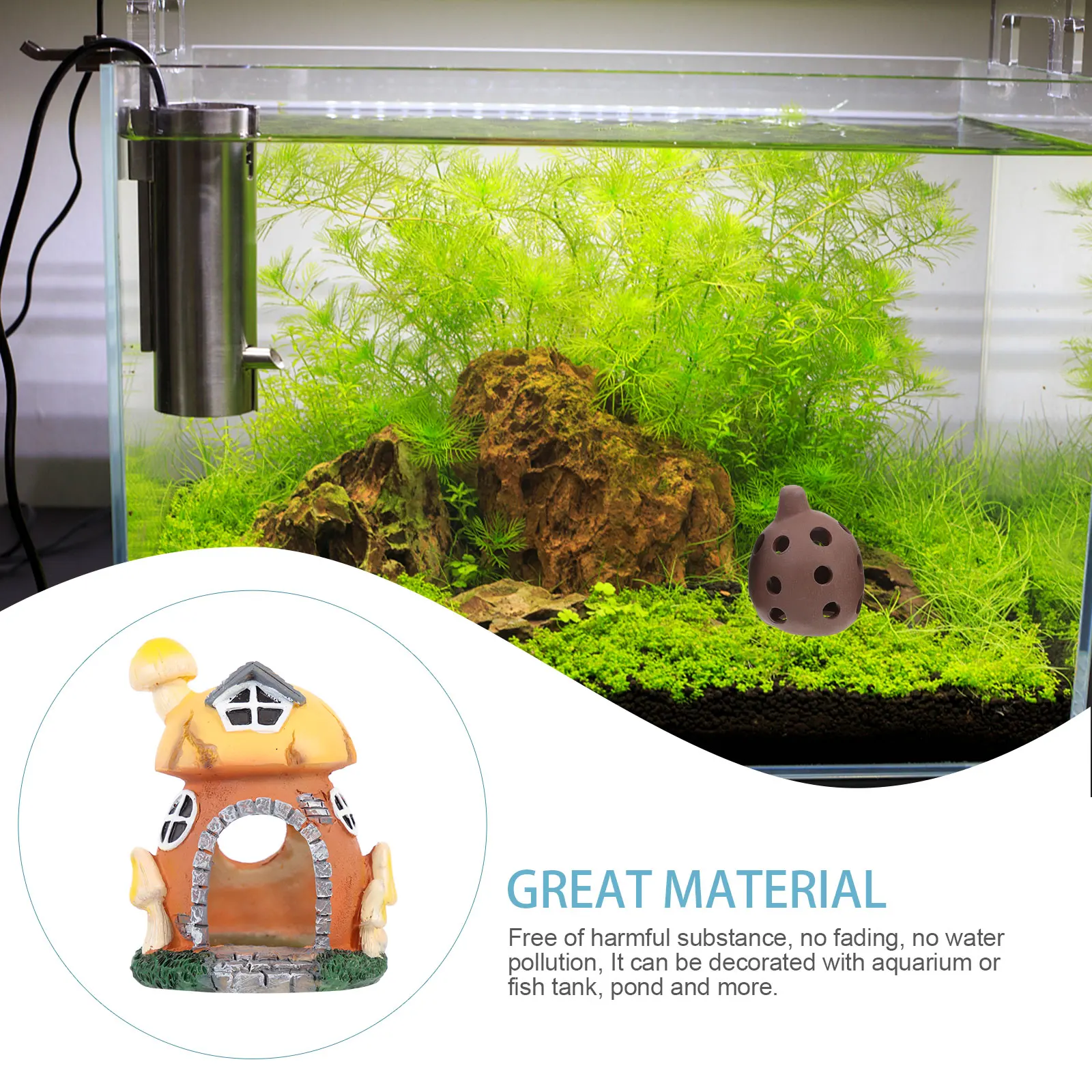 Resin Fish Hide Mushroom House Aquarium Cave Decor Underwater Shrimp House Vivid Flavor Fish Tank Supplies Aquarium Decor
Resin Fish Hide Mushroom House Aquarium Cave Decor Underwater Shrimp House Vivid Flavor Fish Tank Supplies Aquarium Decor