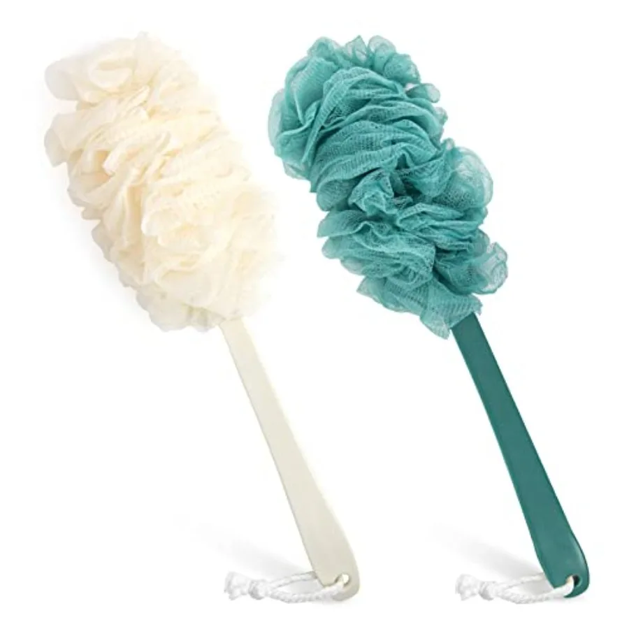 2Pack Back Scrubber for Shower Loofah Sponge Shower Brush Using Body Exfoliating with Long Handle, Loofah on a Stick for Men Wo
2Pack Back Scrubber for Shower Loofah Sponge Shower Brush Using Body Exfoliating with Long Handle, Loofah on a Stick for Men Wo
