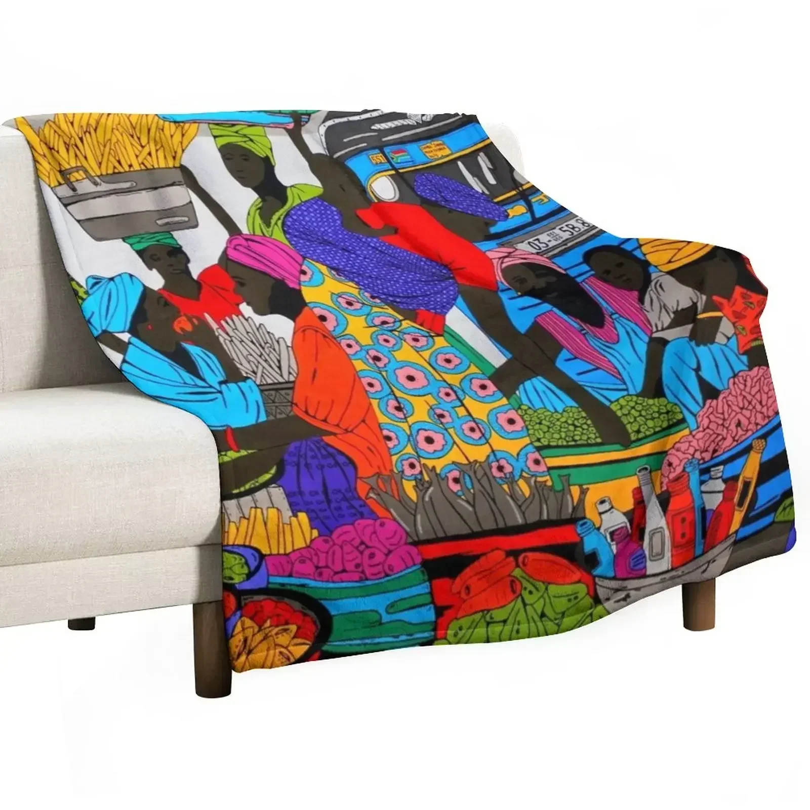 African marketplace 2 Throw Blanket blankets and throws Tourist funny gift for winter Blankets
African marketplace 2 Throw Blanket blankets and throws Tourist funny gift for winter Blankets