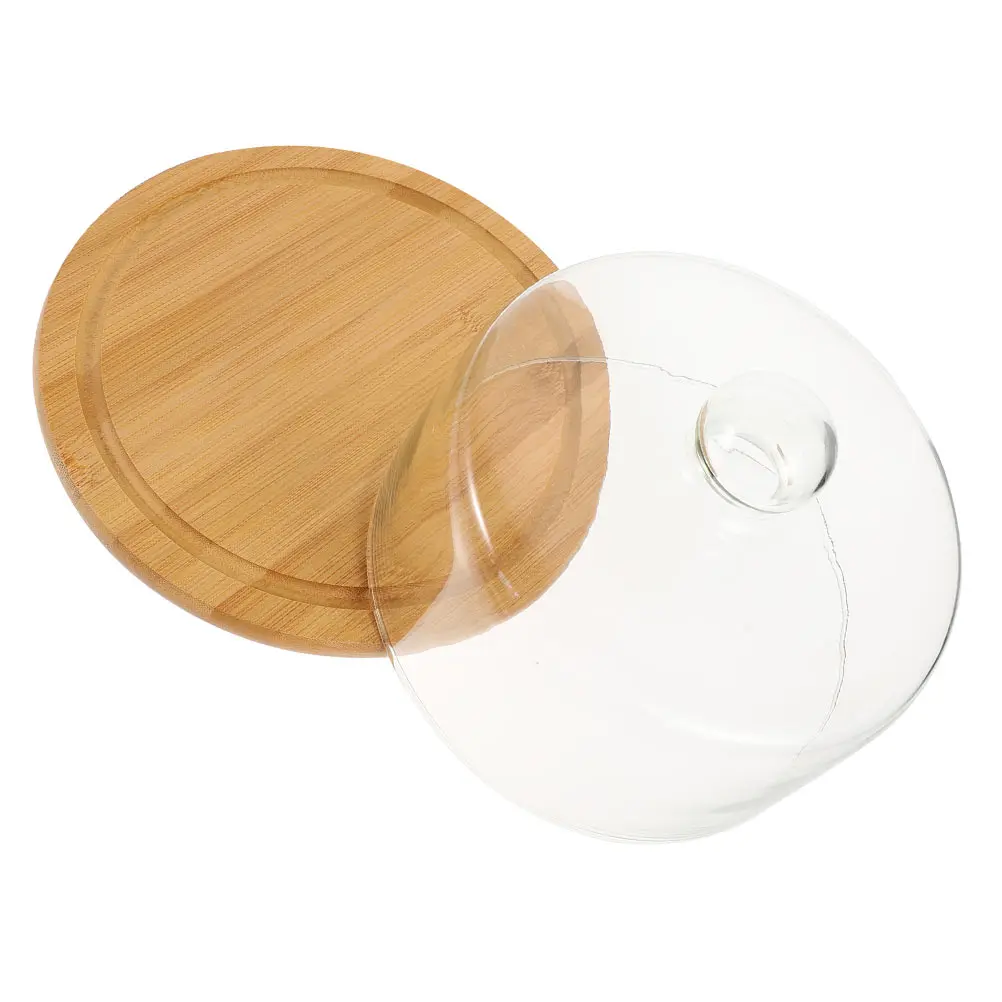 1 set Wooden Cake Stand Glass Dome Protective Cake Cover Fresh keeping Dessert Display Lid Buffet Party Fruit Snack Cover
1 set Wooden Cake Stand Glass Dome Protective Cake Cover Fresh keeping Dessert Display Lid Buffet Party Fruit Snack Cover