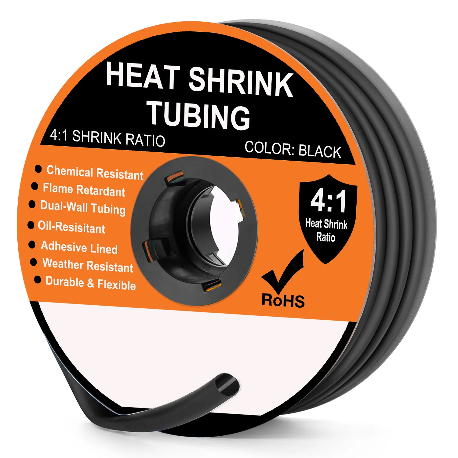 A Roll 4:1 Ratio Φ4mm-Φ32mm Heat Shrink Tubing Dual Wall Adhesive Lined Shrinkable Wire Wrap Tube Waterproof Industrial Marine
A Roll 4:1 Ratio Φ4mm-Φ32mm Heat Shrink Tubing Dual Wall Adhesive Lined Shrinkable Wire Wrap Tube Waterproof Industrial Marine