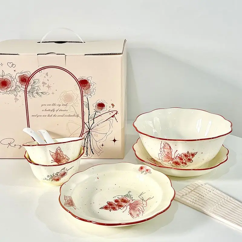 3pcs/4pcs Ceramic Bowl Plate Set, New High-end Tableware for Household Use, Bowls and Plate for One Person Dining in Dormitories
3pcs/4pcs Ceramic Bowl Plate Set, New High-end Tableware for Household Use, Bowls and Plate for One Person Dining in Dormitories