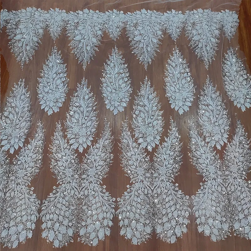 Beaded Sequin Embroidered Lace Mesh Fabric for DIY Sewing Wedding Dress Garment Accessories Clothing Fashion Material Cloth
Beaded Sequin Embroidered Lace Mesh Fabric for DIY Sewing Wedding Dress Garment Accessories Clothing Fashion Material Cloth