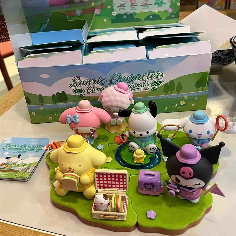 Sanrio Camping Friends Series Kuromi My Melody домашняя декоративная настольная модель трендовые украшения детский подарок на день рождения игрушки
Sanrio Camping Friends Series Kuromi My Melody домашняя декоративная настольная модель трендовые украшения детский подарок на день рождения игрушки