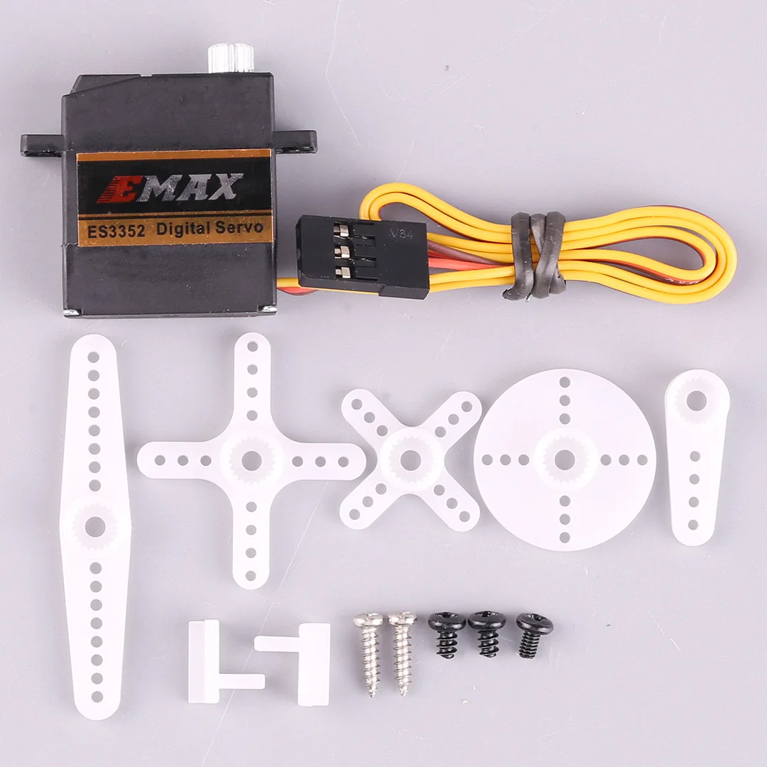 EMAX ES3352 Цифровой сервопривод 9 мм Ультратонкие металлические зубчатые шестерни для радиоуправляемой модели Планер с фиксированным крылом
EMAX ES3352 Цифровой сервопривод 9 мм Ультратонкие металлические зубчатые шестерни для радиоуправляемой модели Планер с фиксированным крылом