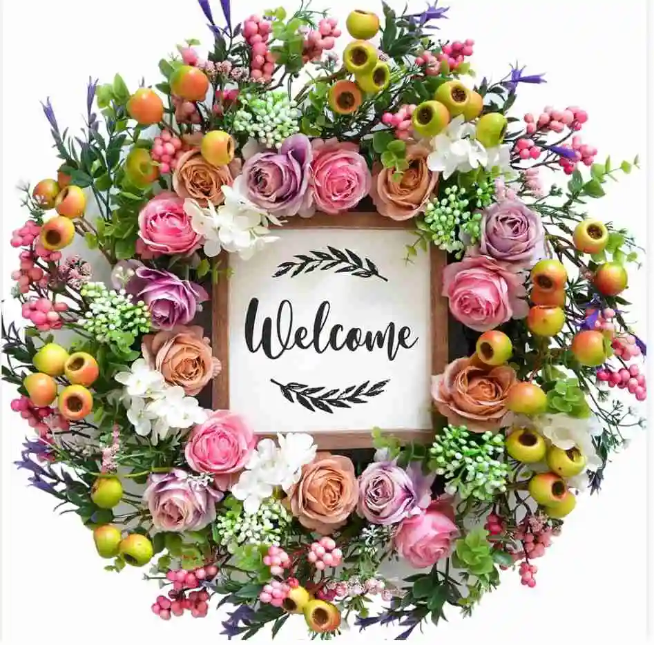 16 Styles Vibrant Spring Daisy Wreath Colorful Artificial Flowers Wreath for Home Living Room Decor Parties Wedding Celebrations
16 Styles Vibrant Spring Daisy Wreath Colorful Artificial Flowers Wreath for Home Living Room Decor Parties Wedding Celebrations