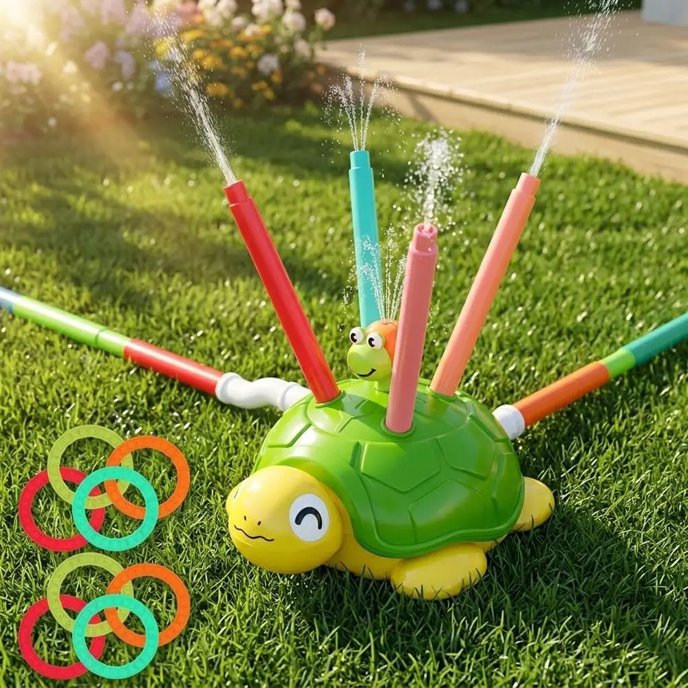 New Upgrade 3-in-1 Green Turtle Water Sprinkler Toys or Kids Toddlers, un Outdoor Backyard Summer Toys with Interactive Games, I
New Upgrade 3-in-1 Green Turtle Water Sprinkler Toys or Kids Toddlers, un Outdoor Backyard Summer Toys with Interactive Games, I
