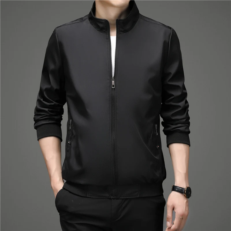 Solid Color Baseball Jacket Men Casual Stand Collar Bomber Mens Jackets New Autumn High Quality Slim Fit Jackets Male M-5XL
Solid Color Baseball Jacket Men Casual Stand Collar Bomber Mens Jackets New Autumn High Quality Slim Fit Jackets Male M-5XL