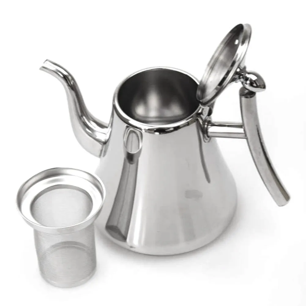 Durable 2L/64.63oz Teapot With Filter Thickened Removable Infuser Stainless Steel Teapot Pour Over Coffee Kettle Office Use
Durable 2L/64.63oz Teapot With Filter Thickened Removable Infuser Stainless Steel Teapot Pour Over Coffee Kettle Office Use