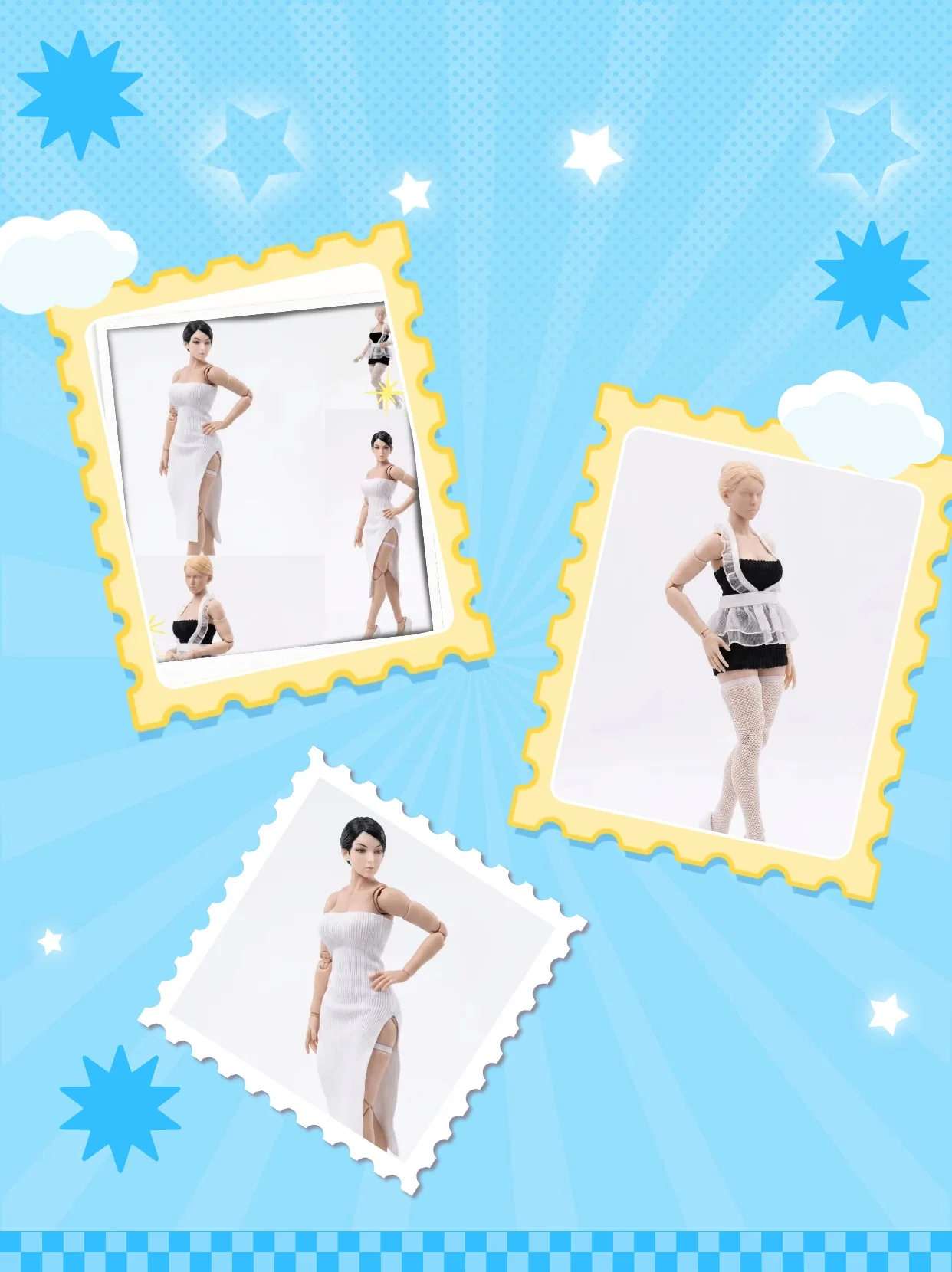 【Clothing Only】1/12 Scale Female Soldier Clothing Accessories Tube Dress Bodycon Skirt Fit 6''Action Body Toys For NOTTAA Model
【Clothing Only】1/12 Scale Female Soldier Clothing Accessories Tube Dress Bodycon Skirt Fit 6''Action Body Toys For NOTTAA Model