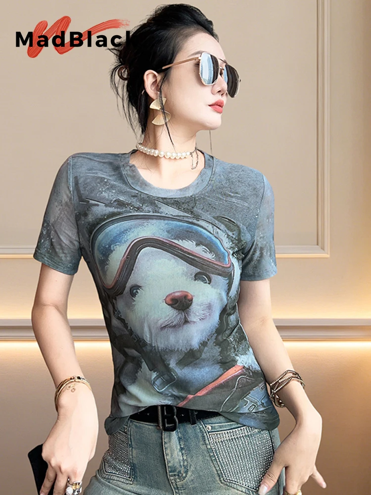 MadBlack-Women European T-Shirt, Sexy O Neck Cartoon Print, Fashion Short Sleeve Slim S-3XL Knit Mesh Tee, 2026 Summer T65572CC
MadBlack-Women European T-Shirt, Sexy O Neck Cartoon Print, Fashion Short Sleeve Slim S-3XL Knit Mesh Tee, 2026 Summer T65572CC