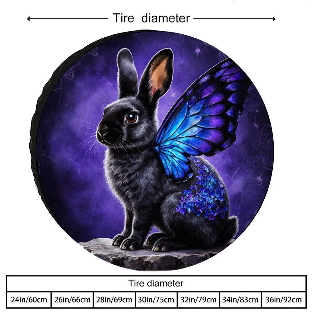 Чехол для запасного колеса Magical Butterfly Rabbit из полиэстера, водонепроницаемый, с защитой от ультрафиолета
Чехол для запасного колеса Magical Butterfly Rabbit из полиэстера, водонепроницаемый, с защитой от ультрафиолета