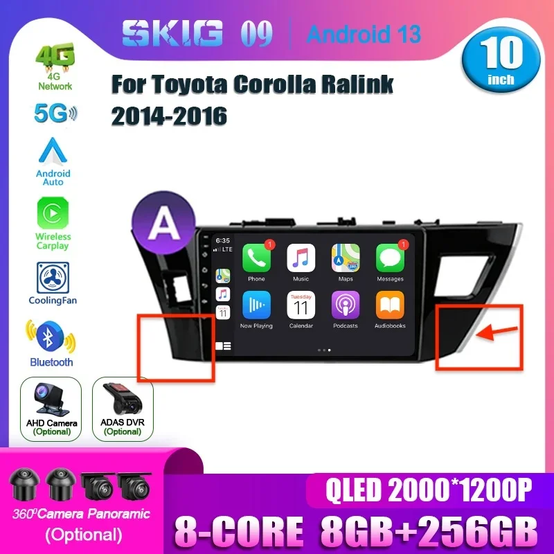 Автомобильный радиоприемник Android 2014 для Toyota Corolla Ralink 2016-A, автомобильное стерео радио, мультимедийный видеоплеер, навигация GPS
Автомобильный радиоприемник Android 2014 для Toyota Corolla Ralink 2016-A, автомобильное стерео радио, мультимедийный видеоплеер, навигация GPS