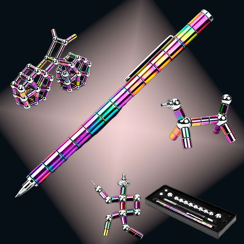 Strong Neodymium Magnetic Pen Hooks Stress Relief Multifunctional Creative Magnet Pen Relieves Anxiety Perfect Gift for Friends
Strong Neodymium Magnetic Pen Hooks Stress Relief Multifunctional Creative Magnet Pen Relieves Anxiety Perfect Gift for Friends