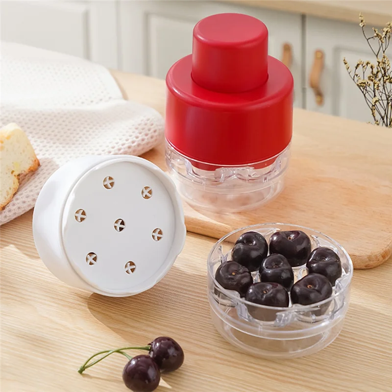 Cherry Pitter Corer, 7 Holes Portable Heavy Duty Plastic Manual Cherry Pitter,Quick Fruit Pit Removal Tool For Kitchen Durable B
Cherry Pitter Corer, 7 Holes Portable Heavy Duty Plastic Manual Cherry Pitter,Quick Fruit Pit Removal Tool For Kitchen Durable B