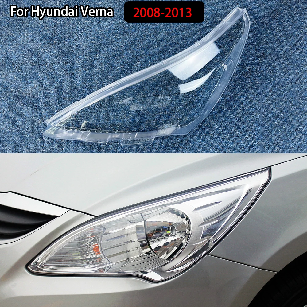 For Hyundai Verna 2008-2013 Car Front Headlamp Cover Headlight Shell Transparent Lampshade Lens Plexiglass Car Accessories
For Hyundai Verna 2008-2013 Car Front Headlamp Cover Headlight Shell Transparent Lampshade Lens Plexiglass Car Accessories