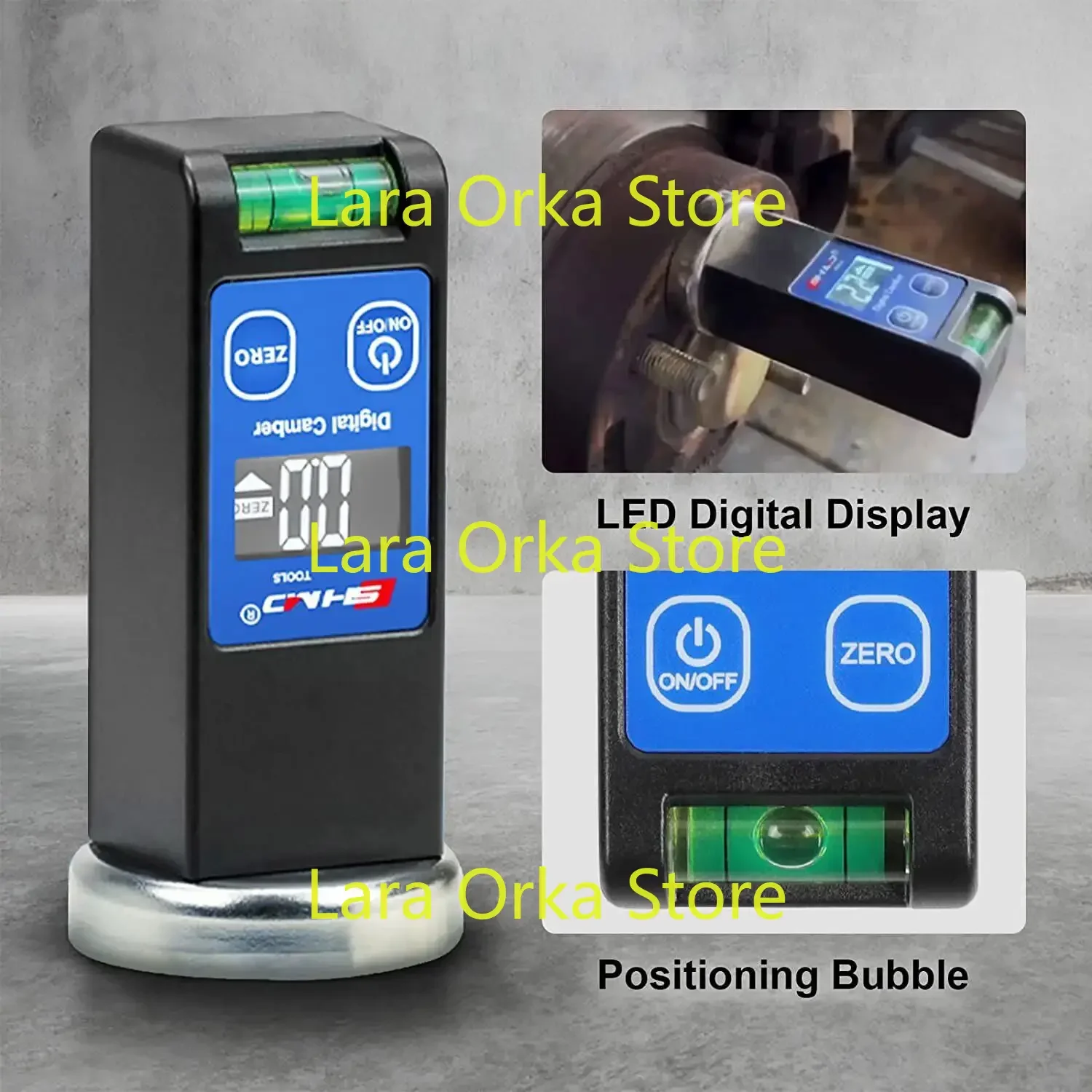 Цифровой калибр ролика для автомобиля, грузовика, ЖК-дисплей, магнитный инструмент для выравнивания колес
Цифровой калибр ролика для автомобиля, грузовика, ЖК-дисплей, магнитный инструмент для выравнивания колес