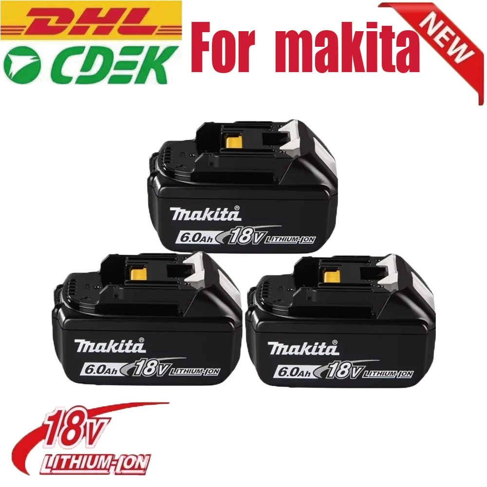 100% Original Makita Replaceable LED Lithium-ion 6.0 Ah 18V For LXT BL1860B BL1860BL1850 BL1830 Rechargeable Power Tool Battery
100% Original Makita Replaceable LED Lithium-ion 6.0 Ah 18V For LXT BL1860B BL1860BL1850 BL1830 Rechargeable Power Tool Battery