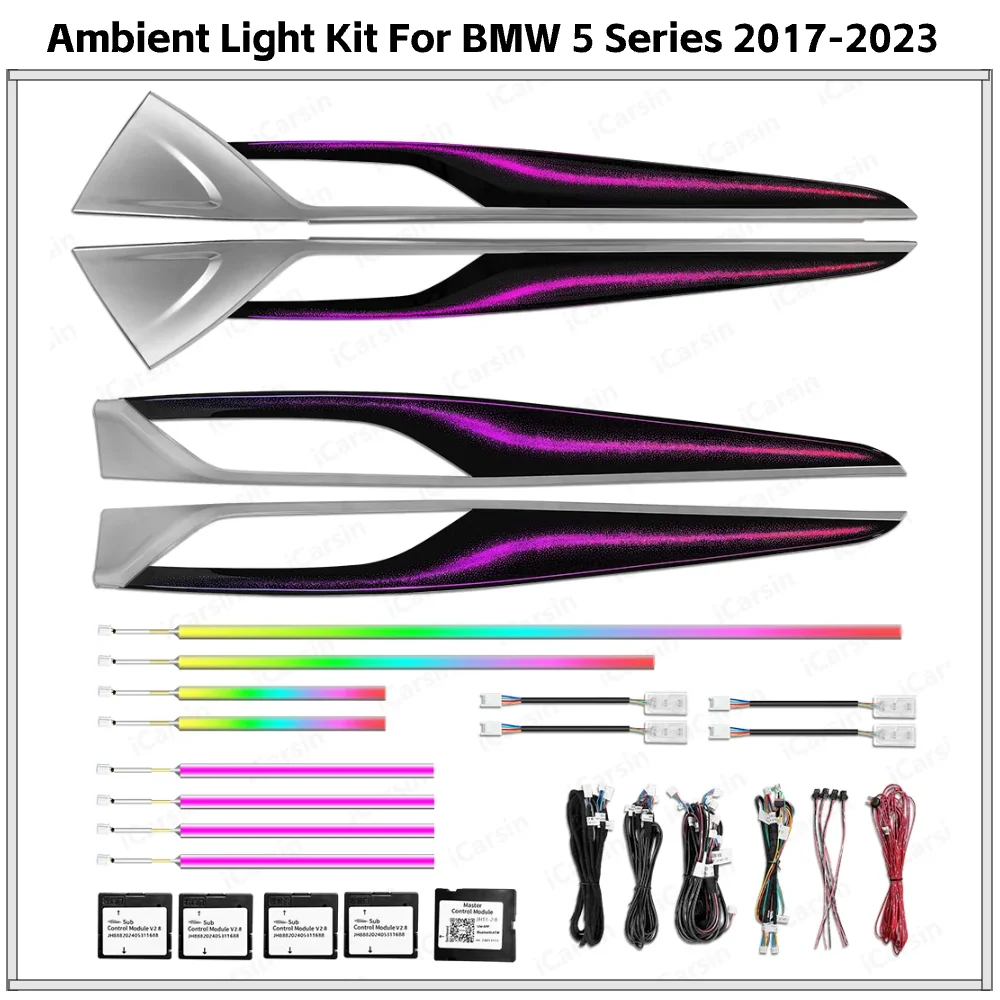 Touch Screen Control 64 Color Dynamic G30 Ambient Light for BMW 5 Series 2017-2023 Europe Version Interior Upgrade
Touch Screen Control 64 Color Dynamic G30 Ambient Light for BMW 5 Series 2017-2023 Europe Version Interior Upgrade