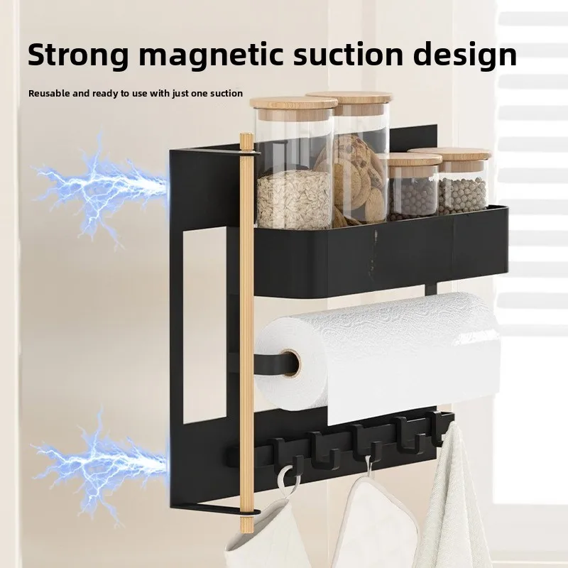 New Shelf Household Kitchen Non-punching Magnetic Refrigerator Rack Finishing Rack
New Shelf Household Kitchen Non-punching Magnetic Refrigerator Rack Finishing Rack