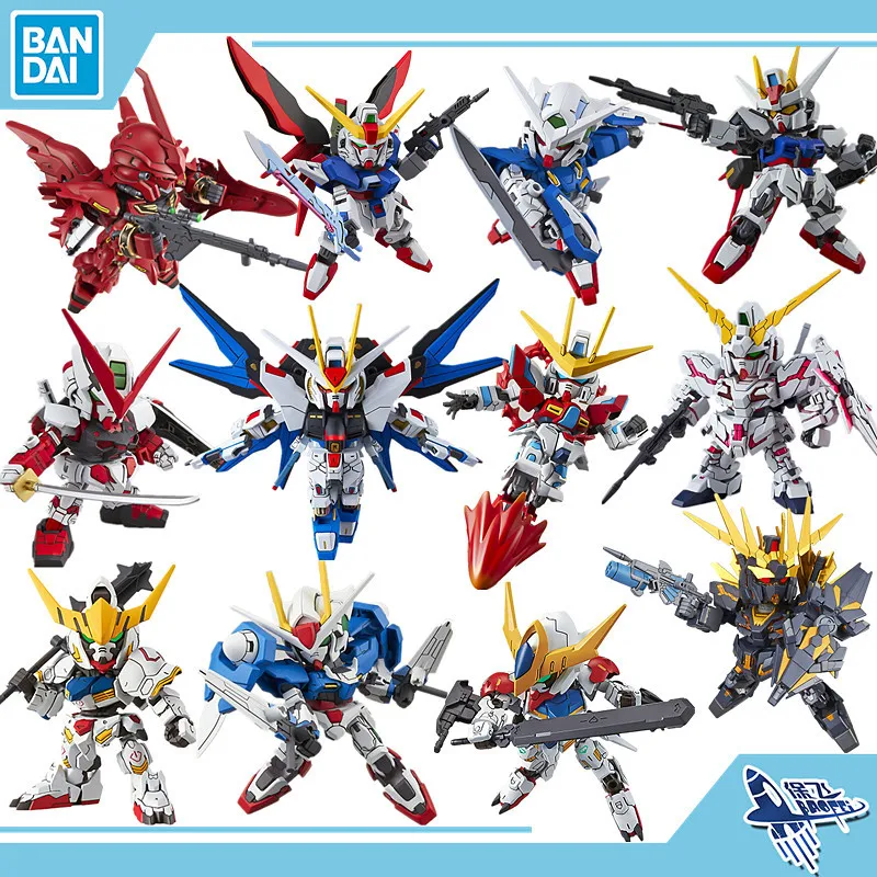 Bandai SDEX BB Gundam Model Kit Deathscythe Strike Freedom Red Astray Banshee Desktop Figure Gifts for Children
Bandai SDEX BB Gundam Model Kit Deathscythe Strike Freedom Red Astray Banshee Desktop Figure Gifts for Children