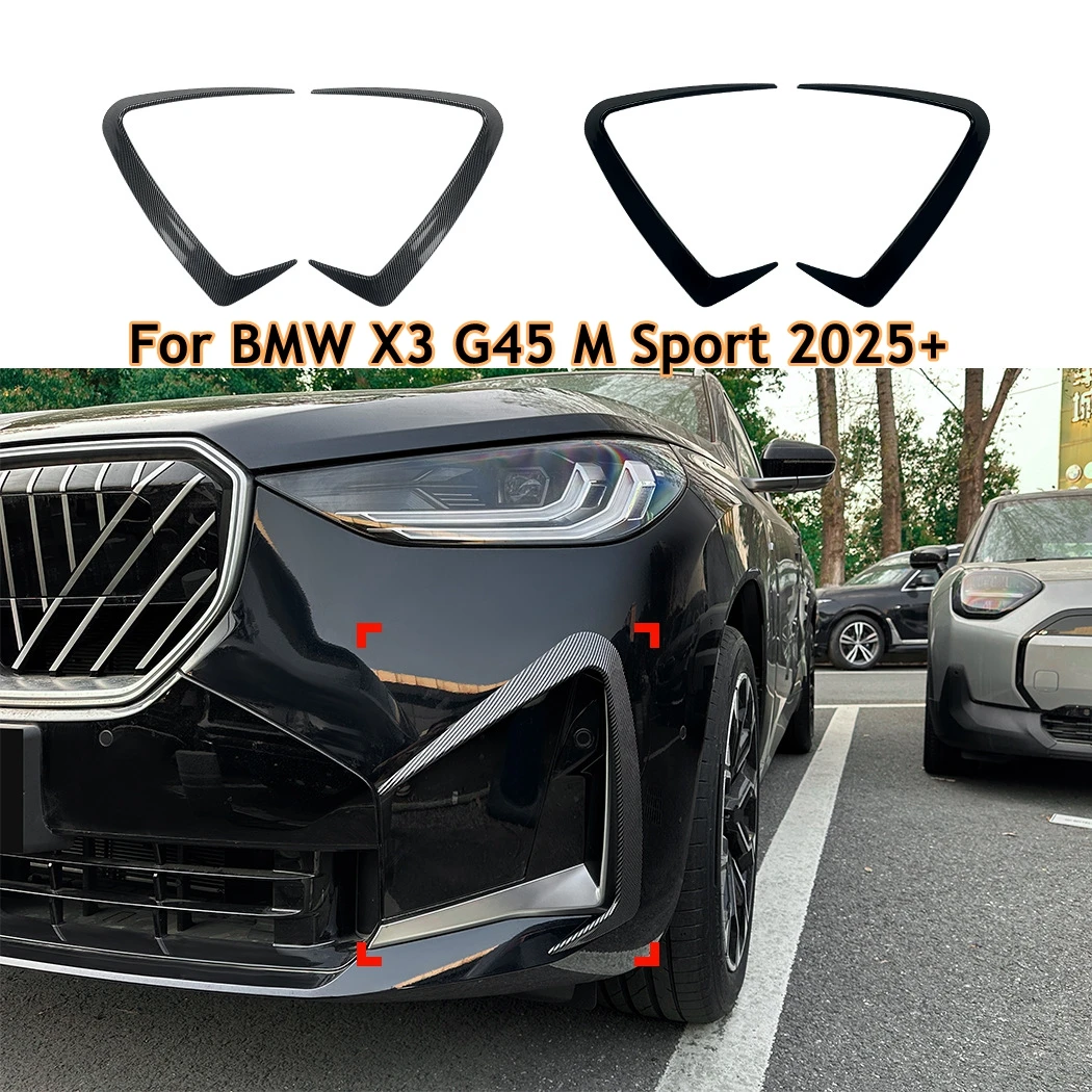 Car Front Bumper Splitter Side Spoiler Air Vent Wind Knife Body Kits For BMW X3 G45 M Sport 2025+
Car Front Bumper Splitter Side Spoiler Air Vent Wind Knife Body Kits For BMW X3 G45 M Sport 2025+