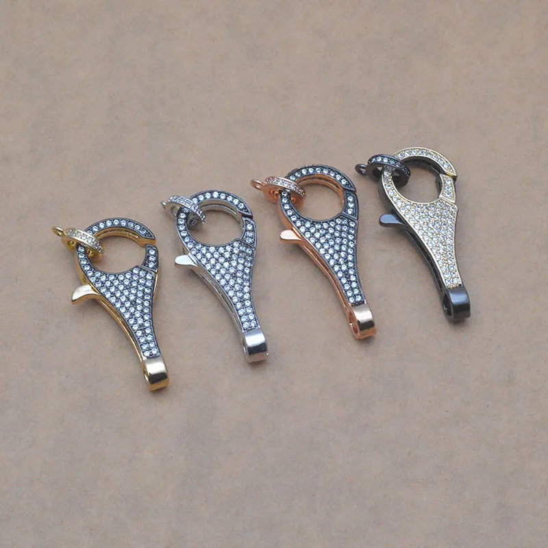 5pcs/lot vintage Two-tone lplated CZ Paved Lobster Clasps diy Bracelets Making Supplies Necklaces Chain Jewelry Wholesale
5pcs/lot vintage Two-tone lplated CZ Paved Lobster Clasps diy Bracelets Making Supplies Necklaces Chain Jewelry Wholesale