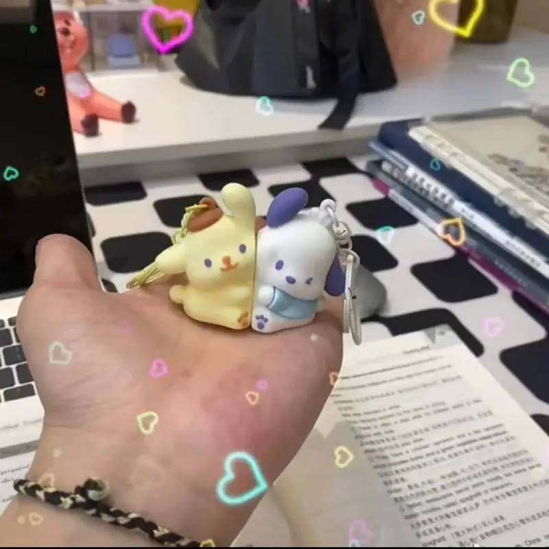 Sanrio Kuromi My Melody Creative Couple Magnetic Keychain Cartoon Pochacco Pom Pom Purin Backpack Decoration Christmas Gifts
Sanrio Kuromi My Melody Creative Couple Magnetic Keychain Cartoon Pochacco Pom Pom Purin Backpack Decoration Christmas Gifts