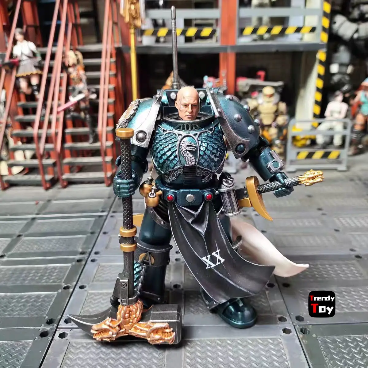 【JOYTOY】Warhammer 40K Alpha Legion Harrowmaster Armillus Dynat 1/18 Action Figure Toys Collections
【JOYTOY】Warhammer 40K Alpha Legion Harrowmaster Armillus Dynat 1/18 Action Figure Toys Collections