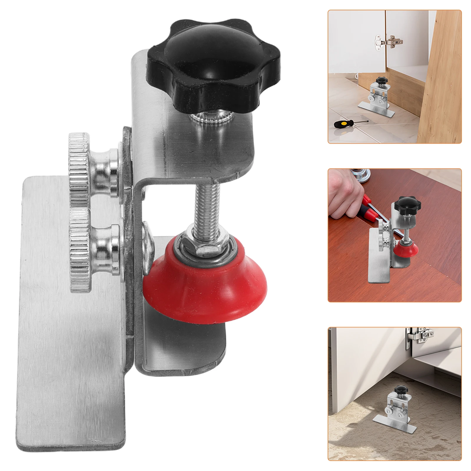 3pcs Cabinet Door Installation Tool Silver Adjustable Positioning Woodworking Aligner Clamp Template Fixture Jig
3pcs Cabinet Door Installation Tool Silver Adjustable Positioning Woodworking Aligner Clamp Template Fixture Jig