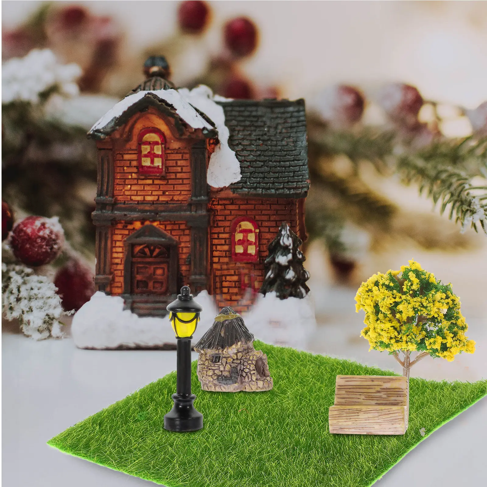 1Set Mini Courtyard Decor Simulation Yard Accessories Plastic Mini House Ornament Small Garden Landscape Scene Decoration
1Set Mini Courtyard Decor Simulation Yard Accessories Plastic Mini House Ornament Small Garden Landscape Scene Decoration