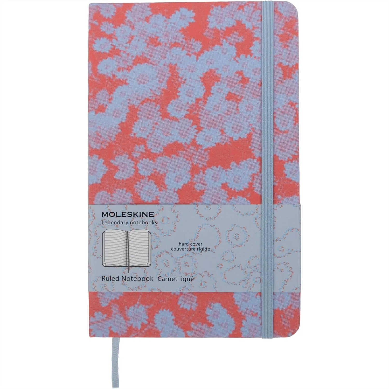 Hardcover Ruled Notebook with Floral Canvas Cover for Writing and Journaling, Large 5"x8.25", 240 Pages
Hardcover Ruled Notebook with Floral Canvas Cover for Writing and Journaling, Large 5"x8.25", 240 Pages