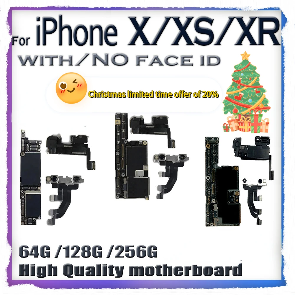 Original For iPhone X XS MAX XR Motherboard With Full Chip Main Logic Board Clean iCloud 64GB 128GB 256GB Unlocked Mainboard
Original For iPhone X XS MAX XR Motherboard With Full Chip Main Logic Board Clean iCloud 64GB 128GB 256GB Unlocked Mainboard