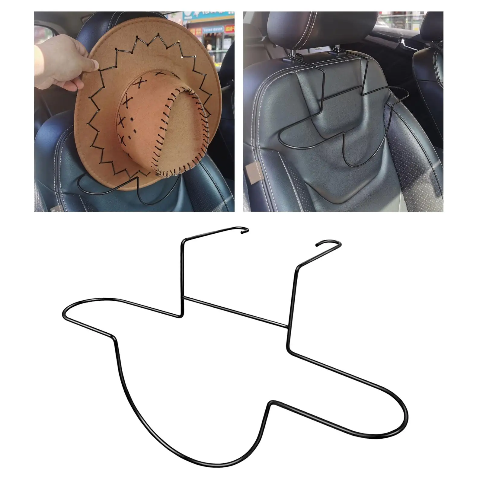 Car Hat Rack Iron Paint Backseat Hanger Hard Hat Holder Organizer for Sun Caps Worker Cowboy Hats
Car Hat Rack Iron Paint Backseat Hanger Hard Hat Holder Organizer for Sun Caps Worker Cowboy Hats