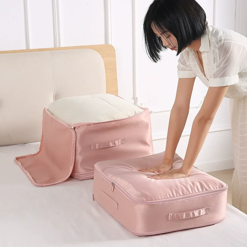 Premium Sateen Storage Bag for Clothes,Space Saver Compression Bags for Blankets,Winter Coats & Bedding,Travel Organizer
Premium Sateen Storage Bag for Clothes,Space Saver Compression Bags for Blankets,Winter Coats & Bedding,Travel Organizer