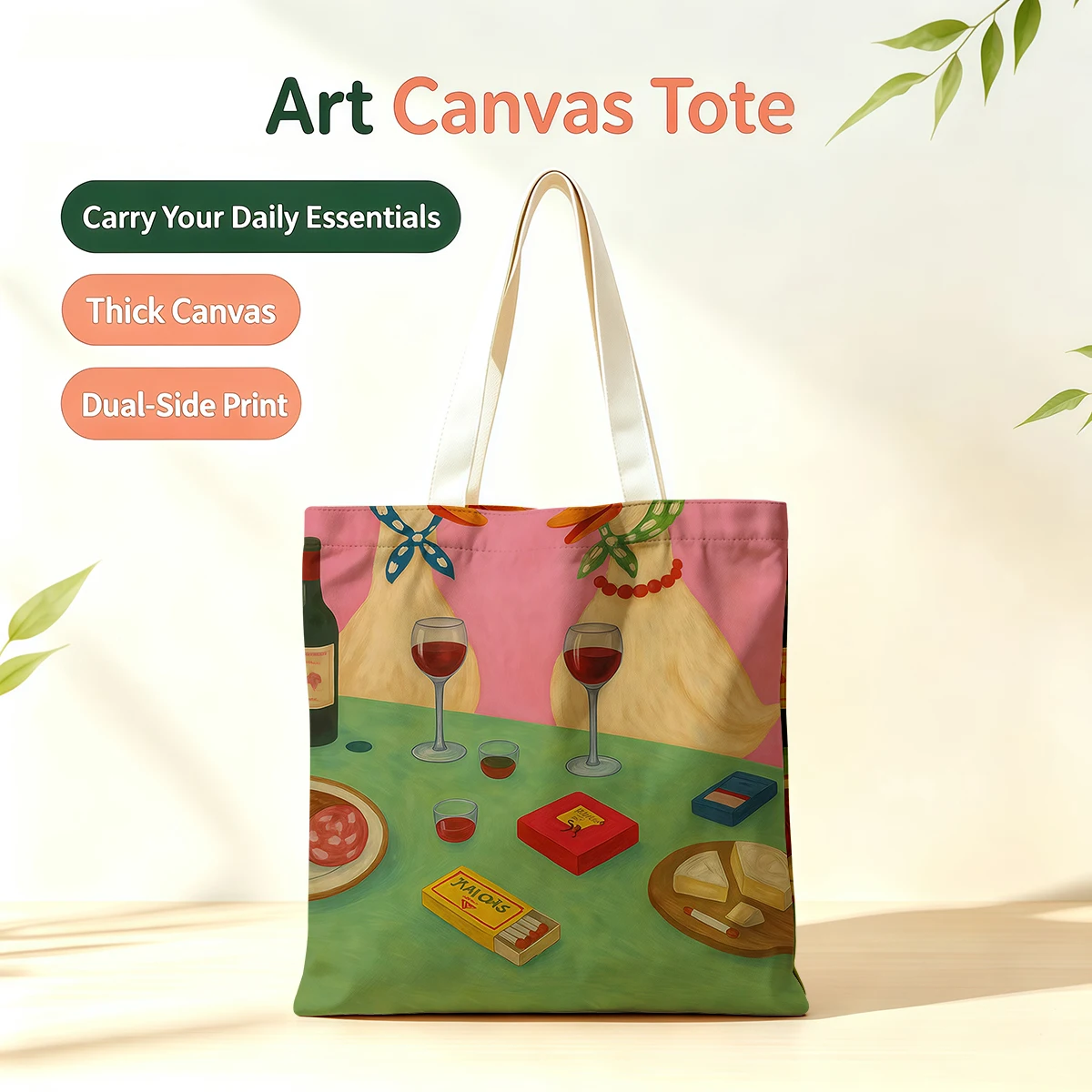 Pink duck wine tasting Dual-Side Printed Tote Bag Eco Handbag for School Office Daily Errands Daily Must-Have Bag
Pink duck wine tasting Dual-Side Printed Tote Bag Eco Handbag for School Office Daily Errands Daily Must-Have Bag