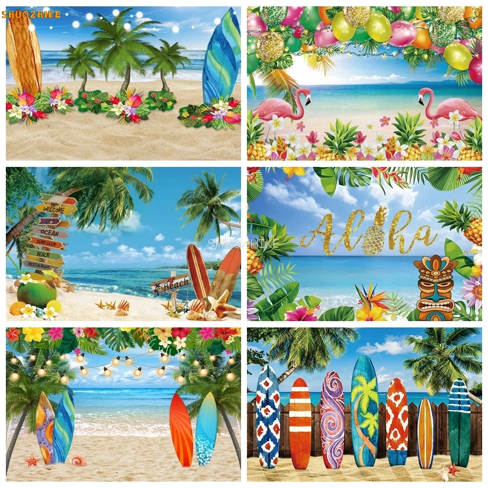 Summer Tropical Backdrops Hawaiian Luau Aloha Party Decor Beach Palm Tree Flamingo Surfboard Photography Background Photo Studio
Summer Tropical Backdrops Hawaiian Luau Aloha Party Decor Beach Palm Tree Flamingo Surfboard Photography Background Photo Studio