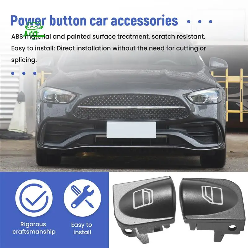 A22E-Window Switch Button Covers For Mercedes Benz W203 W208 C Clk Class Front Left+Right Window Switch Repair Button Caps
A22E-Window Switch Button Covers For Mercedes Benz W203 W208 C Clk Class Front Left+Right Window Switch Repair Button Caps