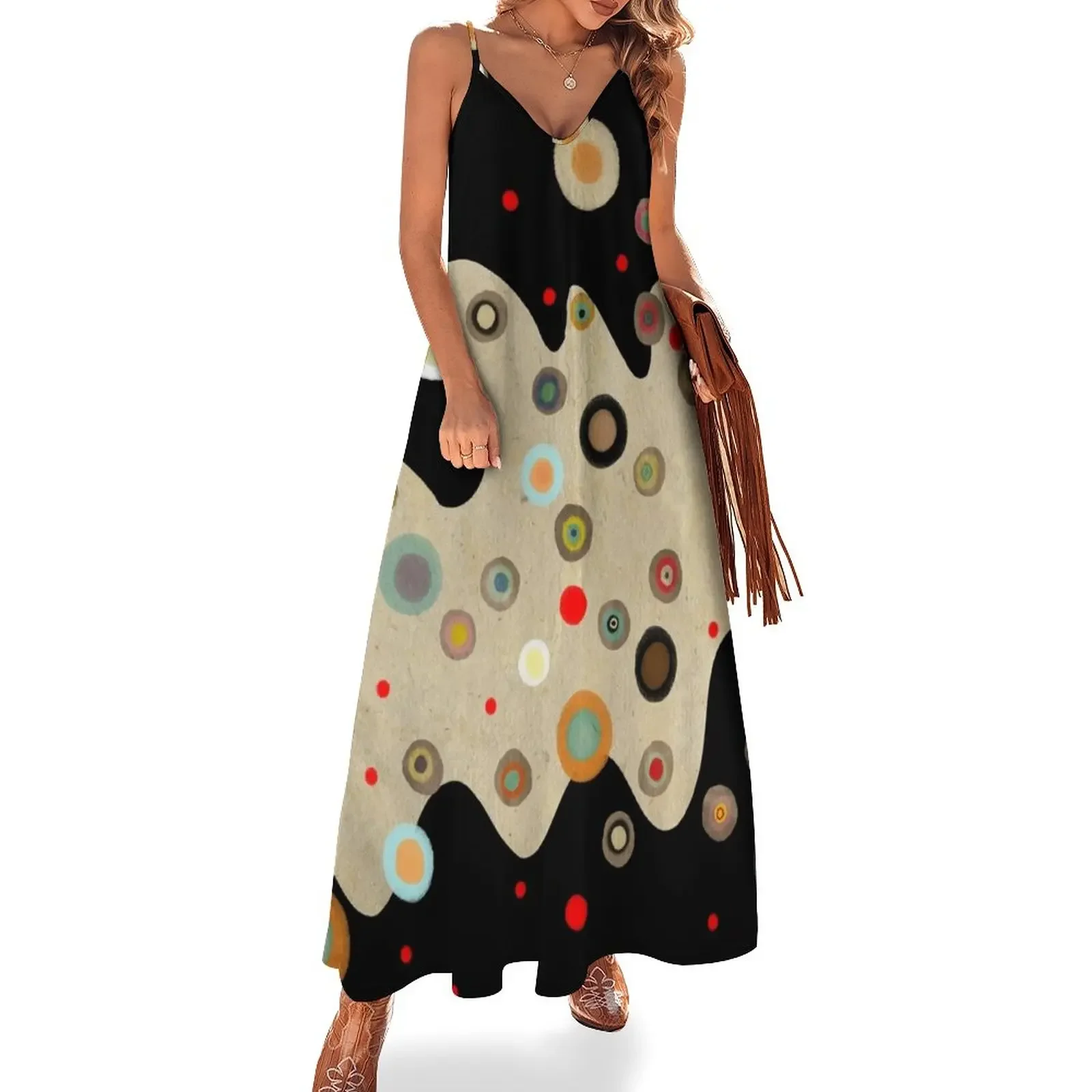 Asimetric Black Happy Old Circles Sleeveless Dress dress korean style Women dresses summer Dress
Asimetric Black Happy Old Circles Sleeveless Dress dress korean style Women dresses summer Dress