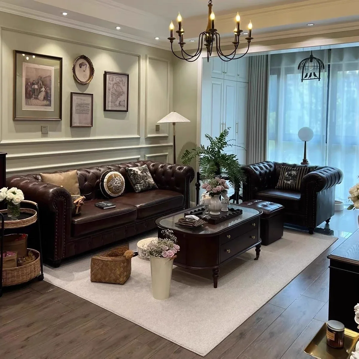 button oil wax leather art so fa European large and small apartment four-person combination corner lea ther sofa
button oil wax leather art so fa European large and small apartment four-person combination corner lea ther sofa