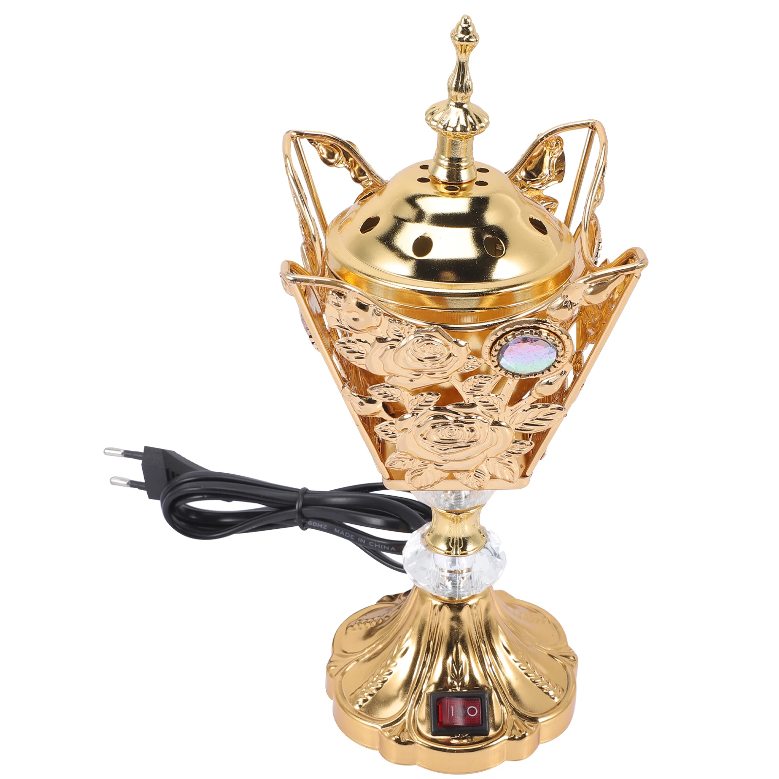 Electric Incense Burner Decorative Censer Household Aromatic nament Metal IndoorIncense Storage Reusable Retro
Electric Incense Burner Decorative Censer Household Aromatic nament Metal IndoorIncense Storage Reusable Retro
