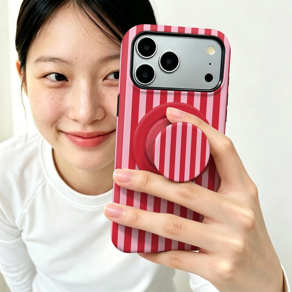 Red Stripe Magnetic Case For iPhone 17 16 15 14 13 12 11 Pro Max Air 16e 7 8 Plus XS Max X XR 2 IN 1 Film Phone Holder Case
Red Stripe Magnetic Case For iPhone 17 16 15 14 13 12 11 Pro Max Air 16e 7 8 Plus XS Max X XR 2 IN 1 Film Phone Holder Case